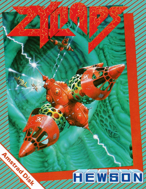 Zynaps box art for Amstrad CPC